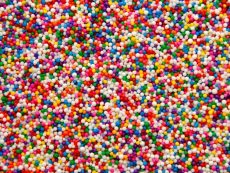 Nonpareils cukorgyöngy 200 g - színes Nonpareils cukorgyöngy 200 g - színes