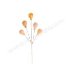 Cukor lufi beszúró 5 ágú - arany