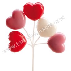 Műanyag luficsokor - szív alakú Műanyag luficsokor - szív alakú