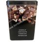 Fém doboz csokoládé mintával 10*10*15 cm