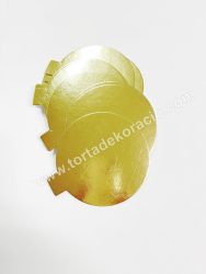 Tortaalátét desszert 10 cm arany