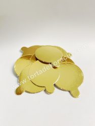 Tortaalátét desszert 5 cm arany