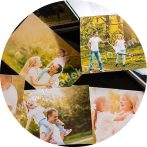 Cukorlap saját képpel 20 cm kerek/ A5 Cukorlap saját képpel 20 cm kerek/ A5