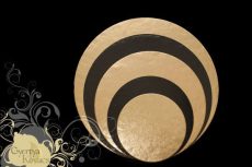 Tortaalátét 40 cm Black and Gold