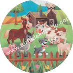 Dekorációs ostya - Farm