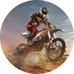 Dekorációs ostya - Motocross