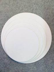 Tortaalátét 24 cm fehér, matt 5 rétegű