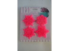 Hópehely kiszúró szett 4 darabos