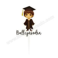 Sziluett beszúró - Ballagó fiú