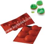 Silikomart szilikon félgömb forma 80 mm átmérő
