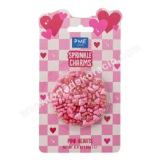 Cukordekoráció - Pink szívek Sprinkle Charms 25 g Cukordekoráció - Pink szívek Sprinkle Charms 25 g