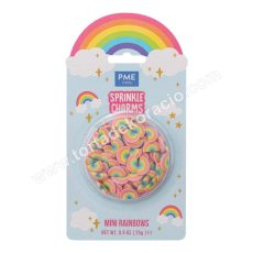 Cukordekoráció - Mini szivárványok Sprinkle Charms 25 g Cukordekoráció - Mini szivárványok Sprinkle Charms 25 g