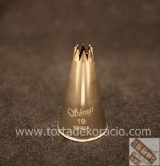 Díszítőcső - 19 csillag 5mm