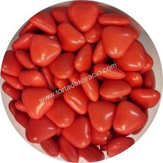 Színes szívecskék - Korallpiros 200 g Színes szívecskék - Korallpiros 200 g