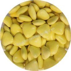 Színes szívecskék - sárga 200 g