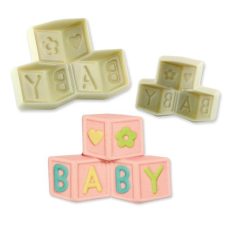 Baba építőkocka kiszúró szett 2 darabos