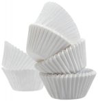 Muffin papír sütőforma 80 db-os, kicsi, fehér