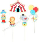 Tortadísz cirkuszos beszúró szett