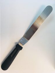 Spatula 16,5 cm-es hajlított