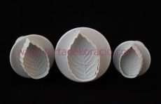 Rózsalevél rugós kiszúró készlet kicsi