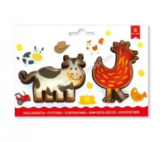 Tehén és kakas kiszúró