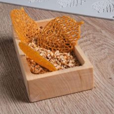 Szilikon csokiforma - levél, makk