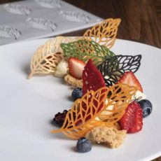 Szilikon csokiforma - levél