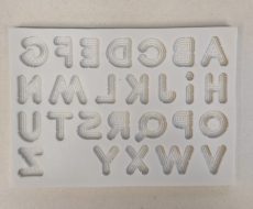 Szilikon betű formázó - csíkos