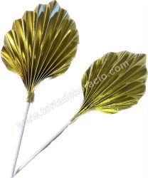 Tortadísz Pálmalevél - arany, papír