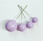 Tortadísz gömb beszúró 20 db/cs, lila Tortadísz gömb beszúró 20 db/cs, lila