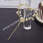 Tortadísz Szív pálca