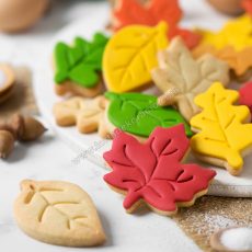 Őszi levél kiszúró