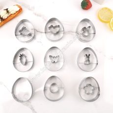 Linzer kiszúró húsvéti mintával 9 darabos