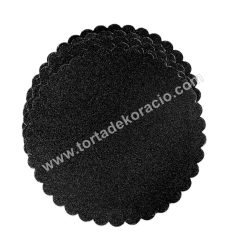Tortaalátét fekete 25 cm