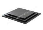 Tortadob fekete 25*25 cm