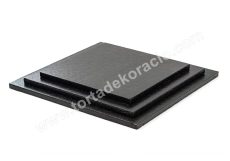 Tortadob fekete 40*40 cm