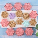 Keksz és sütemény kiszúró - hópelyhek