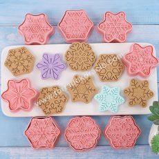Keksz és sütemény kiszúró - hópelyhek
