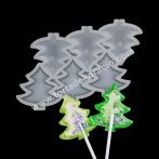 Szilikon nyalóka forma, fenyőfa