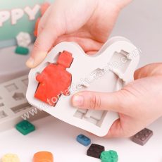 Szilikon lego ember formázó 3