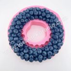 Szilikon koszorú - áfonya, nagy