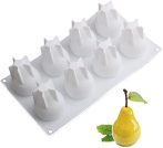 Szilikon körte forma 8 részes