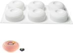 Szilikon forma - spirál/körök 6 részes mousse forma Szilikon forma - spirál/körök 6 részes mousse forma