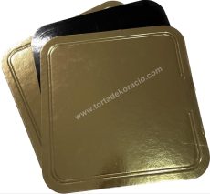 Tortaalátét 30*30 cm Black and Gold